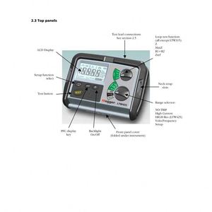 Megger For LTW335 Two-wire Non-tripping Loop Impedance Tester 230V AC - Product Image 2