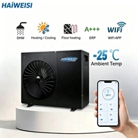 Monobloc Électrique Métallique Écologique à Inverter DC Complet R290, Contrôlé par Application, Ultra-écoénergétique 6.9KW-18KW