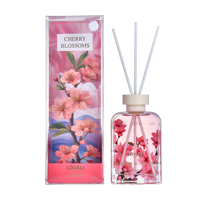 Diffuseur de parfum LOVALI haut de gamme 200 ml grande capacité, diffuseur de roseau Sakura, parfum longue durée, parfum diffusant à longue portée pour la chambre à coucher et le bureau