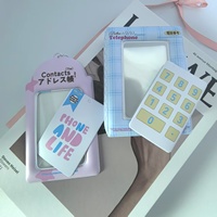 Porte-cartes personnalisé pour photocards Kpop, porte-cartes d'identité, de bus ou bancaire mignon pour étudiants avec chaîne, mini porte-cartes photo en PVC 4x6