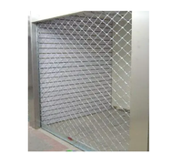 Porte de volet de roulement de grillage de grille en acier galvanisé de sécurité rentable