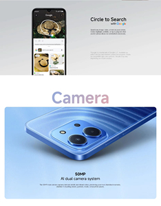 Teléfono Inteligente Redmi 15C Original, Pantalla de 6.9 Pulgadas <span class=keywords><strong>y</strong></span> 120Hz, Cámara Dual con IA de 50MP, Versión Global - Product Image 6