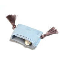 Taille personnalisée cordon velours satin doublure pochette sac pour flacons de parfum