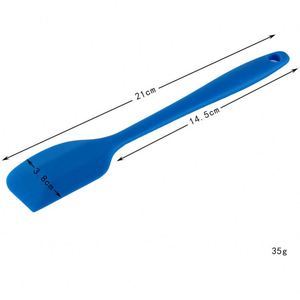 Spatule à gâteau en silicone résistante aux hautes températures, spatule durable pour racler la crème et les moules, idéale pour la préparation culinaire - Product Image 6