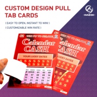 Boletos de Bingo Personalizados con Ventana Única y Tirador, Tarjetas Rasca y Gana de Lotería con Alto Rendimiento