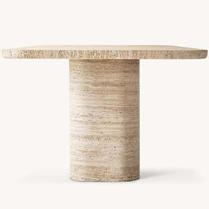 Tavolo <span class=keywords><strong>da</strong></span> <span class=keywords><strong>Pranzo</strong></span> Kumusi in Travertino Beige, Set <span class=keywords><strong>da</strong></span> Giardino Nordico per 6-8-10 Persone, <span class=keywords><strong>Tavoli</strong></span> <span class=keywords><strong>da</strong></span> Esterno <span class=keywords><strong>Moderni</strong></span> - Product Image 3