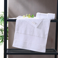 Lot de serviettes de bain épaisses en coton doux 100 % pour hôtel, avec logo personnalisé, serviettes de visage et de main en tissu éponge satiné brodé – Vente en gros à prix réduit