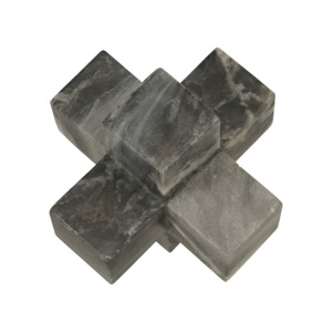 Sculpture géométrique en marbre, figurine décorative moderne pour la maison, le bureau, la salle de bain, la chambre, statue - Product Image 2