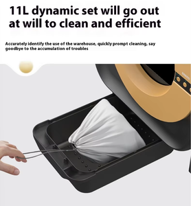 Smart APP Control + Monitoramento de Vídeo + Purificação do Ar | 70L Grande Capacidade Auto-Limpeza Cat <span class=keywords><strong>Litter</strong></span> <span class=keywords><strong>Box</strong></span> - Product Image 3