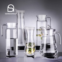 Nouveaux ensemble de bouilloires à thé pichet à thé transparent sans BPA pichet à boire pichet en plastique