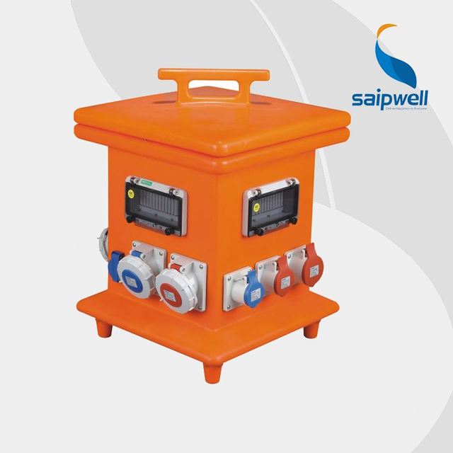 IP66 Custom Industrial Electrical Socket Box Use Outdoor Solar Panel Plastic ABs Portable Waterproof Electrical Power Boards Box