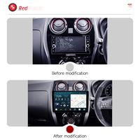 Autoradio rouge HI-FI pour Nissan Note conducteur droit voiture 2012 - 2021 10.36 pouces lecteur DVD écran Android Audio Video