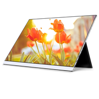 Moniteur portable 15.6 pouces 1080P USB avec haut-parleur écran Ultra mince Type C pour ordinateur portable Mini moniteurs d'ordinateur HD