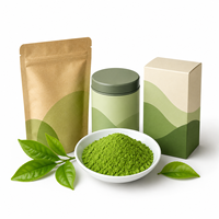 Poudre de Matcha 4A Haute Pureté Qualité Supérieure 1000 Mesh Ultra Fine Boissons Haut de Gamme Boîte en Vrac Sac OEM Bouteille Tasse Marque Qirun Durée de Conservation 18 Mois
