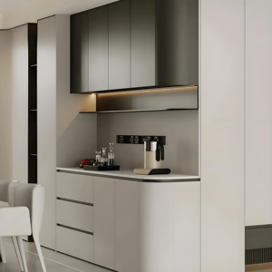 Mueble de Almacenamiento Decorativo para Sala de Estar con LED Moderno y Sencillo Personalizado, Muebles para el Hogar de Alta Calidad, Uso en Casas de Campo y Hoteles - Product Image 1