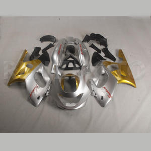 Kit de Carrocería de Motocicleta de Plástico ABS Plateado Rojo Fuego para 636 <span class=keywords><strong>ZX6R</strong></span> ZX-6R <span class=keywords><strong>05</strong></span> 06 - Product Image 6