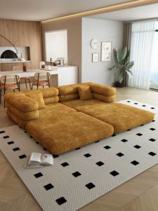 Boneless Frameless Convertible Bed Space-Saving Vacuum Compressed Sponge Filling for <b>Small</b> Apartments Living Room Furniture - Product Image 3