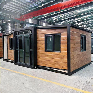 Maison Modulaire Conteneurisée Pliable et Extensible 20ft 40ft en Acier – Idéale pour Bureau, Villa, Hôtel Extérieur, <span class=keywords><strong>Kiosque</strong></span> - Product Image 1