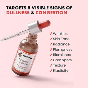 OEM potente 2.5% suero de <span class=keywords><strong>retinol</strong></span> para cicatrices de acné y tratamiento de reducción de arrugas suero facial <span class=keywords><strong>retinol</strong></span> suero antiarrugas