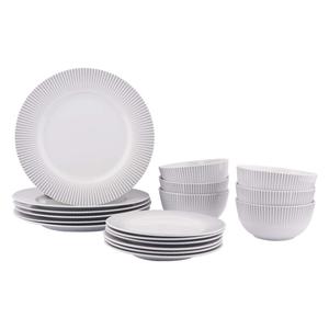 Set di stoviglie in ceramica dipinta OEM personalizzato <span class=keywords><strong>piatti</strong></span> <span class=keywords><strong>piatti</strong></span> ciotole Set di stoviglie <span class=keywords><strong>da</strong></span> cucina <span class=keywords><strong>da</strong></span> 18 pezzi <span class=keywords><strong>servizio</strong></span> per <span class=keywords><strong>6</strong></span> - Product Image 4