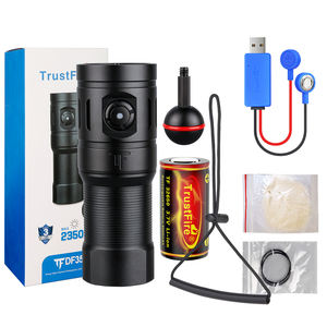 TrustFire DF35 подводный фонарик для подводного плавания 2350LM красный ультрафиолетовый фонарик для фотосъемки видео фонарик - Product Image 6