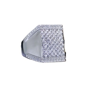 Anello da Uomo con Taglio Quadrato Stile Vintage, Design Geometrico, Accessorio per Uso Quotidiano - Product Image 3
