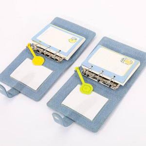 Unikx thứ hai buổi sáng semo chanh loạt M5 máy tính xách tay Denim lỏng lá lemony giấy bìa phim hoạt hình được cấp phép kế hoạch cuốn sách nhật ký - Product Image 2