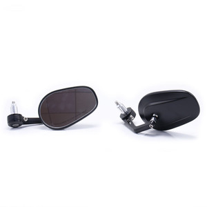 Specchietti retrovisori per moto in lega di alluminio con Design posteriore a foglia posteriore con specchietti per moto personalizzati per manubrio da 7/8 ''22mm - Product Image 3