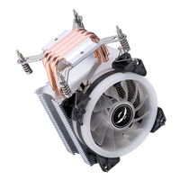 Dissipateur thermique CPU silencieux PWM 4 broches QiuzAim avec 2/4/6 caloducs et ventilateur 90 mm, refroidissement par air pour ordinateur de bureau, compatible LGA1200 1700 1151 1150