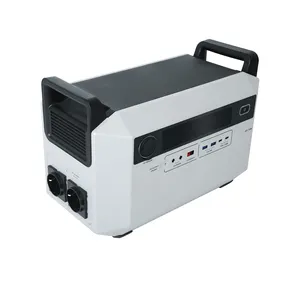 QC3.0 PD inverter hibrida, stasiun daya portabel kapasitas tinggi 1000w 10000w modul daya surya