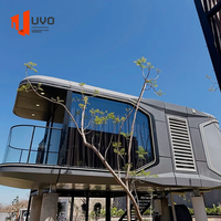 Capsule spatiale de luxe au Mexique, hôtel de vacances modulaires préfabriquées, cabines de villégiature écologiques personnalisables pour le glamping et Airbnb