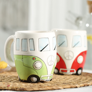 Taza de Cerámica con Diseño Novedoso, Taza de Café con Dibujos Animados, Pintada a Mano, Regalo Personalizado, <span class=keywords><strong>para</strong></span> Hogar u Oficina, Venta al Por Mayor, ODM, MOQ Bajo - Product Image 5