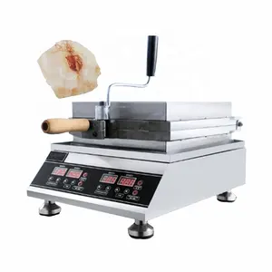 Belle apparence 2400W pétoncle crêpe Machine fruits de mer fossile tarte gâteau faisant boulanger crêpes pressage fabricant