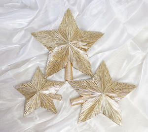 Лидер продаж, топ для рождественской елки, материал для домашних животных, пятиконечная звезда, Топпер для рождественской елки - Product Image 6