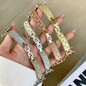 Correa de Reloj Inteligente de Metal con Incrustaciones de Diamantes para Apple S10 S11 IWatch 9, Nueva para Apple Watch 8 SE - Product Image 3