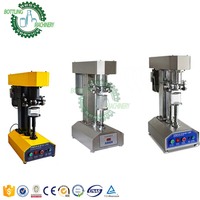 Machine de scellage semi-automatique pour canettes en aluminium de 475 ml, 500 ml, 16 oz, 32 oz, pour boissons gazeuses, limonades et eau pétillante, avec réglage de la hauteur