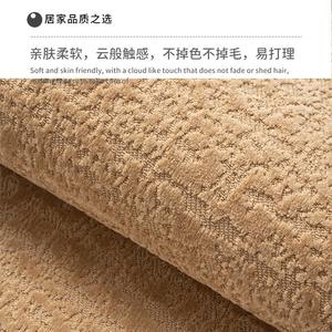 Tapis absorbant pour salle de bain, tapis de sol rectangulaire en peluche, design minimaliste, tapis de douche antidérapant pour l'entrée des toilettes - Product Image 4