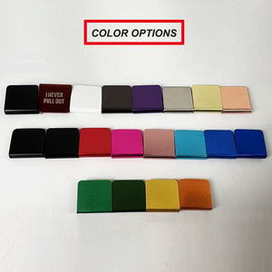 人気商品 カラー 無地 ベースボールハット つばクリップピン レーザー彫刻用 メタルキャップクリップ - Product Image 6