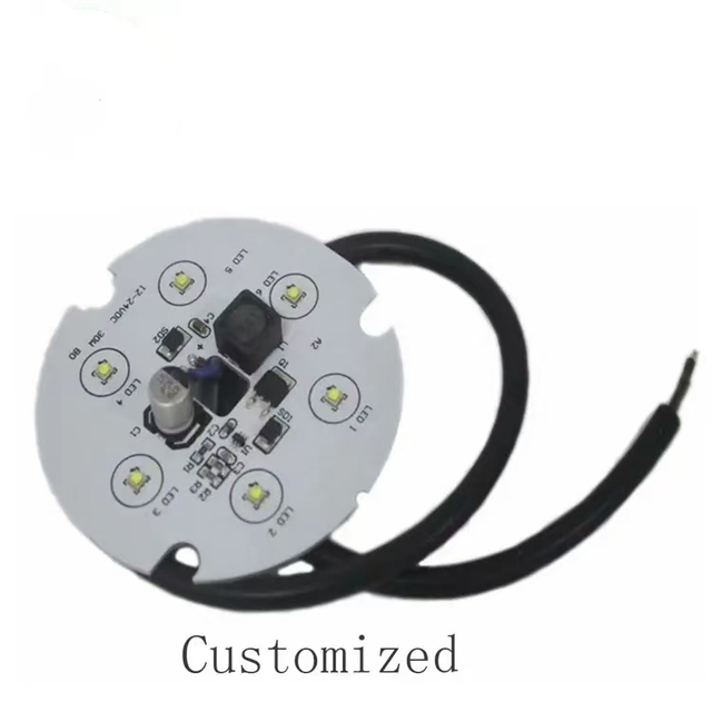 LED Tail Lights Led Flood Light PCB Circuit Board MCPCB Material RoHS Certified Customizable Layers Surface