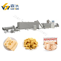 Extrudeuse à double vis Croustilles de maïs Fabrication d'aliments Machine à collation bouffée Corn Flakes Breakfast Cereal Snacks Extrudeuse à double vis