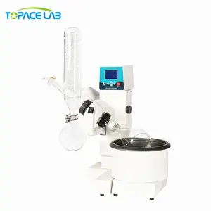 Topacelab - Conjunto de evaporadores rotativos de aço inoxidável 20L de alto grau de vácuo, vaporizador elétrico com nova função para indústrias de destilação