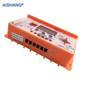 AISHANG-controlador de carga solar 50A con pantalla <span class=keywords><strong>LCD</strong></span>, 12V, 24V, PWM, cargador de batería inteligente - Product Image 6