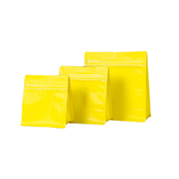 Sac de stock en plastique de taille courte à fermeture à glissière refermable sac d'emballage en plastique à poche plate sac d'emballage alimentaire