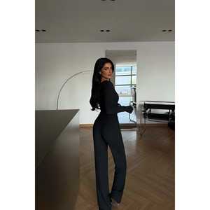 Pantalones de Traje Negros para Mujer - Product Image 1