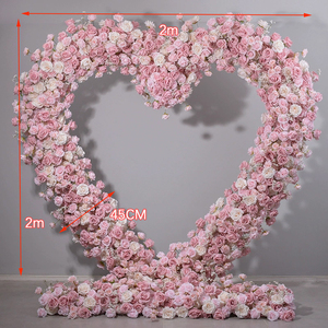 Arco Floreale Artificiale in Seta 8x8ft con Supporto, <span class=keywords><strong>Sfondo</strong></span> per Matrimoni, Feste ed Eventi, Decorazione per Corridoi - Product Image 6