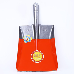 Laohuoji Steel Shovel 1Kg Square Scoop Orange-Red Agricultural Use - Product Image 3