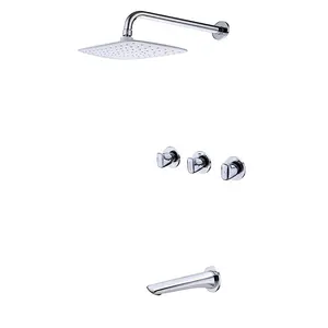 Luxury Modern Fashion Logo Faucet Mixture Bath Room Shower Set