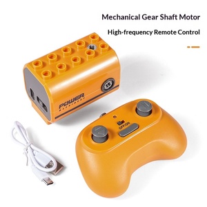 Compatible con la Educación Científica, Bloques de Construcción Mecánicos de Programación de Partículas Grandes, Accesorios de Motor USB Recargable - Product Image 6