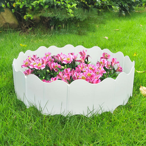 Vallas decorativas entrelazadas Oem Dd4423 para jardín, bordes de plástico sin necesidad de excavación para macizos de flores, bordes de paisajismo fáciles de instalar para exteriores. - Product Image 1
