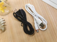 Kabel Pengisian Daya TPE Micro USB KAKUSIGA, Kabel Data Pengisian Cepat Pintar untuk Ponsel & Tablet